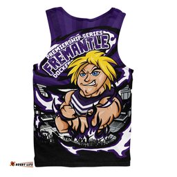 Amazing Aussie Fremantle Premiership Series Flame Edition Men Tank Top