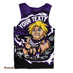 Amazing Aussie Fremantle Premiership Series Flame Edition Men Tank Top