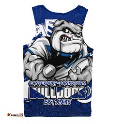 Amazing Aussie Canterbury Bankstown Bulldogs Battle For Glory Rugby Finals Edition Men Tank Top