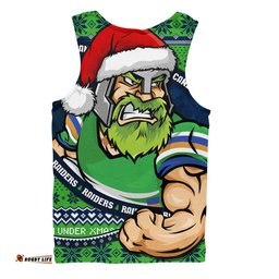 Amazing Aussie Canberra Raiders Ugly Knit Style For Christmas Game Fans Men Tank Top