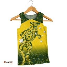 Amazing Aussie Indigenous Australian Aboriginal Dreamtime Kangaroo Australia Pride Men Tank Top