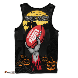 Amazing Aussie Collingwood Full Moon Fever Halloween Supporter Men Tank Top