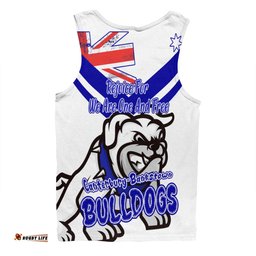 Amazing Aussie Canterbury Bankstown Bulldogs Happy Australia Day We Are One And Free V2 Men Tank Top