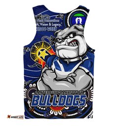 Amazing Aussie Canterbury Bankstown Bulldogs Spirit Of NAIDOC Series Men Tank Top
