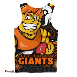 Amazing Aussie GWS GIANTS NAIDOC Spirit Of Country Men Tank Top