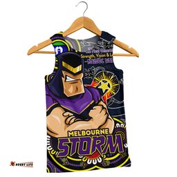 Amazing Aussie Melbourne Storm Spirit Of NAIDOC Series Men Tank Top