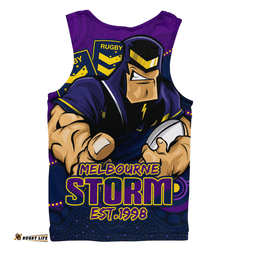 Amazing Aussie Melbourne Storm Battle For Glory Rugby Finals Edition Men Tank Top