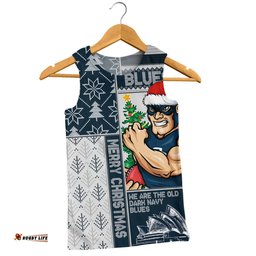 Amazing Aussie Carlton Merry Christmas Knit Style Festive Spirit Men Tank Top