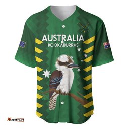 Custom Australia Field Hockey Baseball Jersey Shirt Go Champions Kookaburras National Color