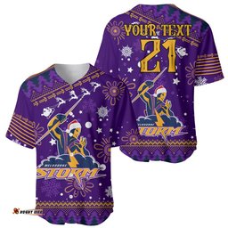 Custom Storm Rugby Baseball Jersey Shirt Chirstmas Vibe