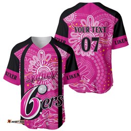 Custom Sixers Cricket Indigenous Baseball Jersey Shirt Inspirations