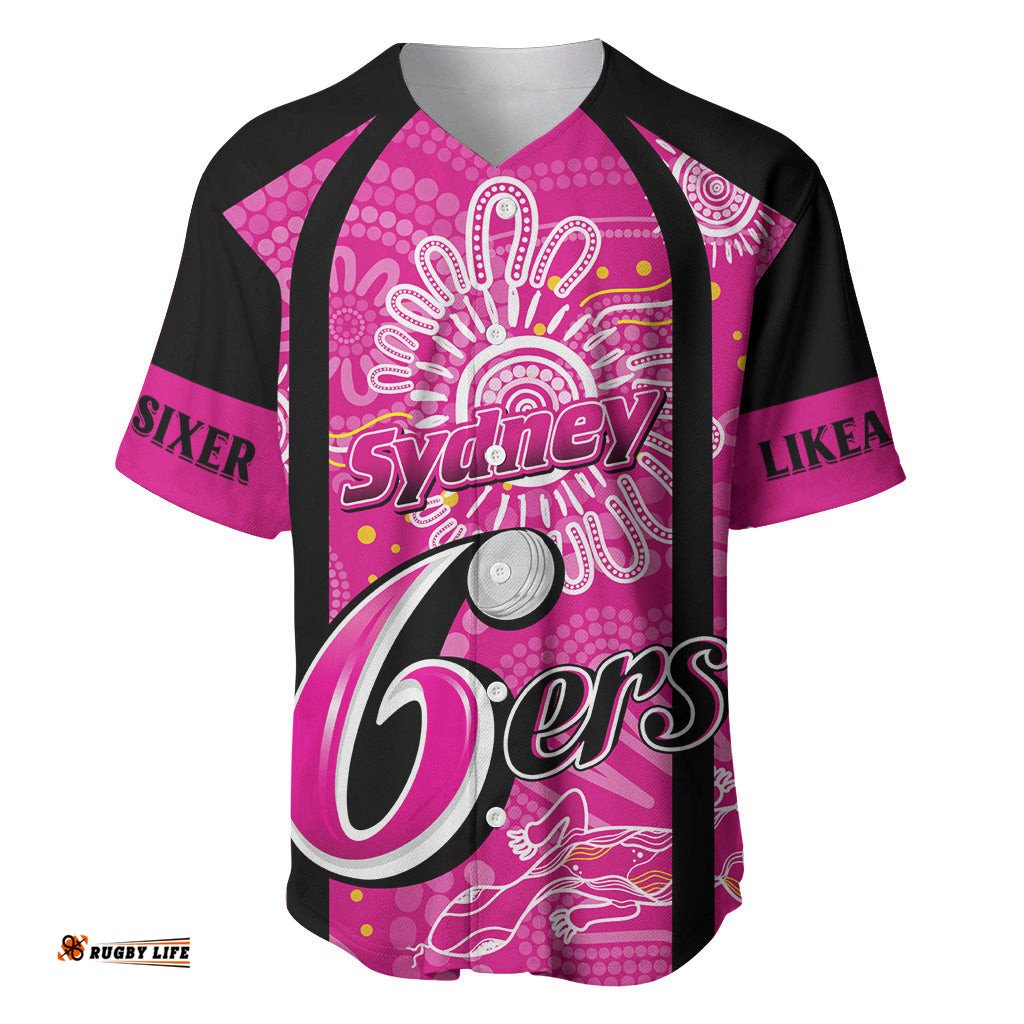 Custom Sixers Cricket Indigenous Baseball Jersey Shirt Inspirations