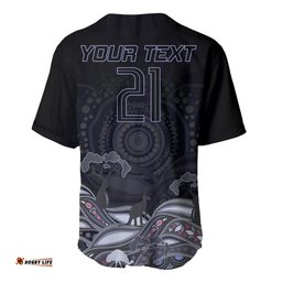 Custom Cowboys Rugby Baseball Jersey Shirt The Starry Night Indigenous