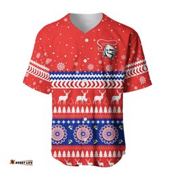 Knights Baseball Jersey Shirt Christmas Newcastle