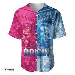Custom New South Wales and Queensland Baseball Jersey Shirt Rugby Mascot With Sporty Style