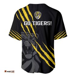 Richmond Football Baseball Jersey Shirt Go Tigers Sporty Style