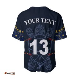 Custom Text and Number The Crows Indigenous Baseball Jersey Shirt Adelaide Football