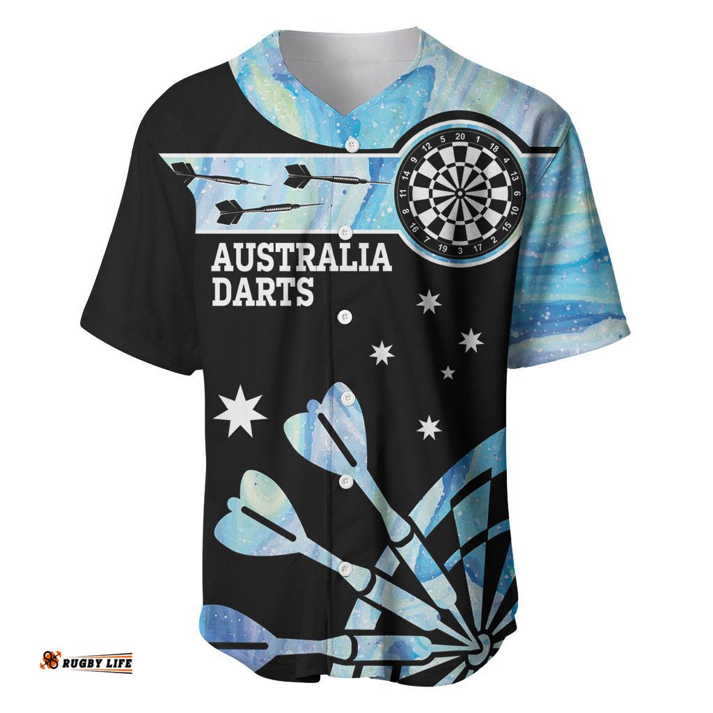 Personalised Australia Darts Opal Vibes Baseball Jersey Shirt
