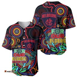Demons Football Aboriginal Art Baseball Jersey Shirt NAIDOC Indigenous Tribal