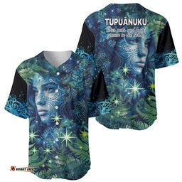 New Zealand Matariki Tupuanuku Baseball Jersey Shirt Te W o te Hauhake