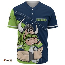 Canberra Raiders Baseball Shirt Custom Team Of Us Die Hard Fan Supporters