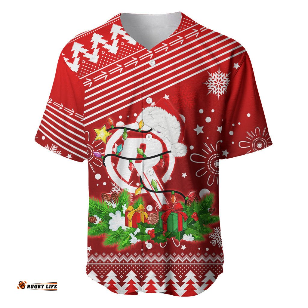 Custom Renegades BBL Baseball Jersey Shirt Christmas Vibe