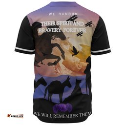 Australia Baseball Shirt - Purple Alnimals Poppy