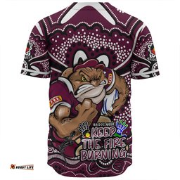 Queensland Maroons Baseball Shirt Aboriginal Inspired Naidoc Week Custom For Die Hard Fan Supporters