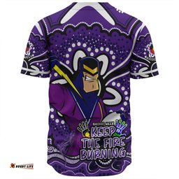 Melbourne Storm Baseball Shirt Aboriginal Inspired Naidoc Week Custom For Die Hard Fan Supporters
