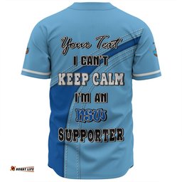 New South Wales Blues Baseball Shirt Custom Team Of Us Die Hard Fan Supporters