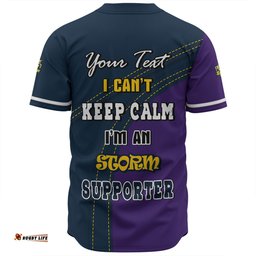 Melbourne Storm Baseball Shirt Custom Team Of Us Die Hard Fan Supporters