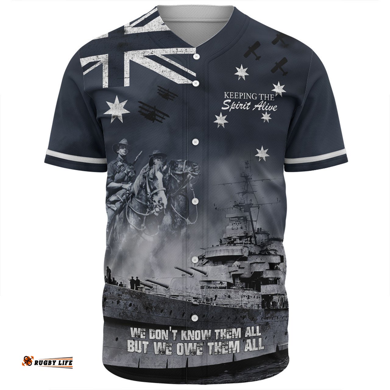 Australia Anzac Day Baseball Shirt - Remember All The Battles Fought Baseball Shirt