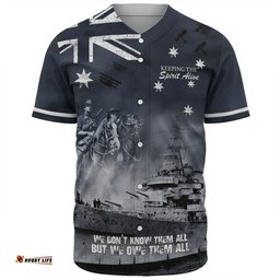 Australia Anzac Day Baseball Shirt - Remember All The Battles Fought Baseball Shirt