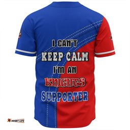 Newcastle Knights Baseball Shirt Custom Team Of Us Die Hard Fan Supporters