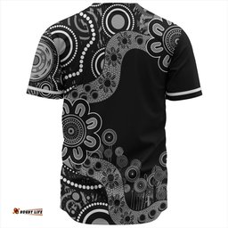 Australia Baseball Shirt Aboriginal Indigenous Dot Painting