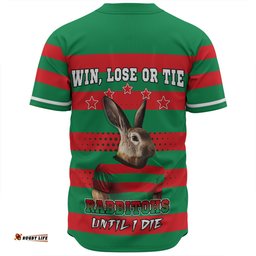 South Sydney Rabbitohs Baseball Shirt Custom Team Of Us Die Hard Fan Supporters Aboriginal Inspired