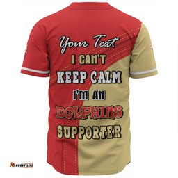 Redcliffe Dolphins Baseball Shirt Custom Team Of Us Die Hard Fan Supporters