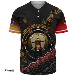 Australia Baseball Shirt Naidoc Week Aboriginal Inspired And Torres Strait Islander Culture