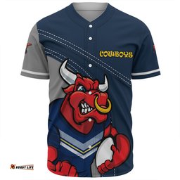 North Queensland Cowboys Baseball Shirt Custom Team Of Us Die Hard Fan Supporters