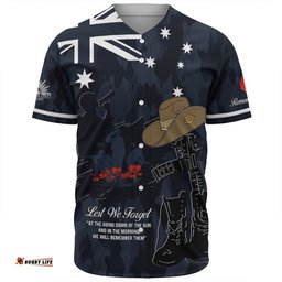 Australia Anzac Day Baseball Shirt - Anzac Day The Australian Army Baseball Shirt