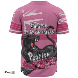 Penrith Panthers Baseball Shirt - Happy Australia Day We Are One And Free V2