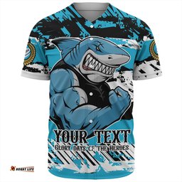 Cronulla-Sutherland Sharks Baseball Shirt - Theme Song Inspired