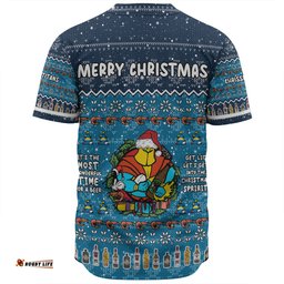Gold Coast Titans Christmas Custom Baseball Shirt - Chrissie Spirit Baseball Shirt