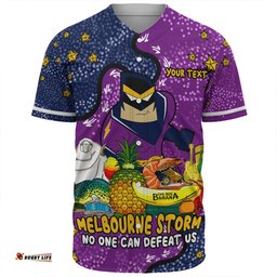 Melbourne Storm Custom Baseball Shirt - Australian Big Things Baseball Shirt