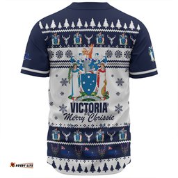 Victoria Christmas Baseball Shirt - Merry Chrissie Baseball Shirt