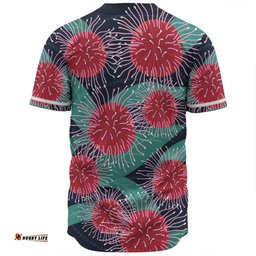 Australia Aboriginal Baseball Shirt - Australian Hakea Flower Artwork Baseball Shirt