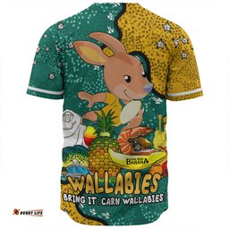Australia Wallabies Custom Baseball Shirt - Australian Big Things Baseball Shirt