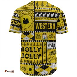 Western Australia Christmas Baseball Shirt - Holly Jolly Chrissie Baseball Shirt
