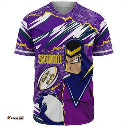 Melbourne Storm Baseball Shirt - Theme Song