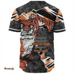 Wests Tigers Baseball Shirt - Theme Song